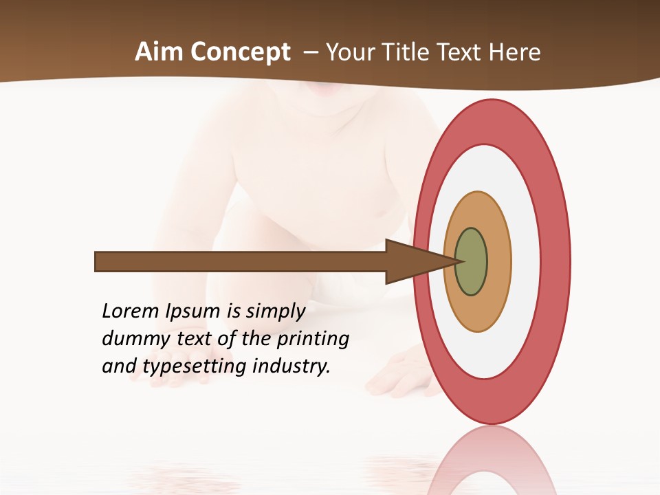 Clean Pretty Baby PowerPoint Template