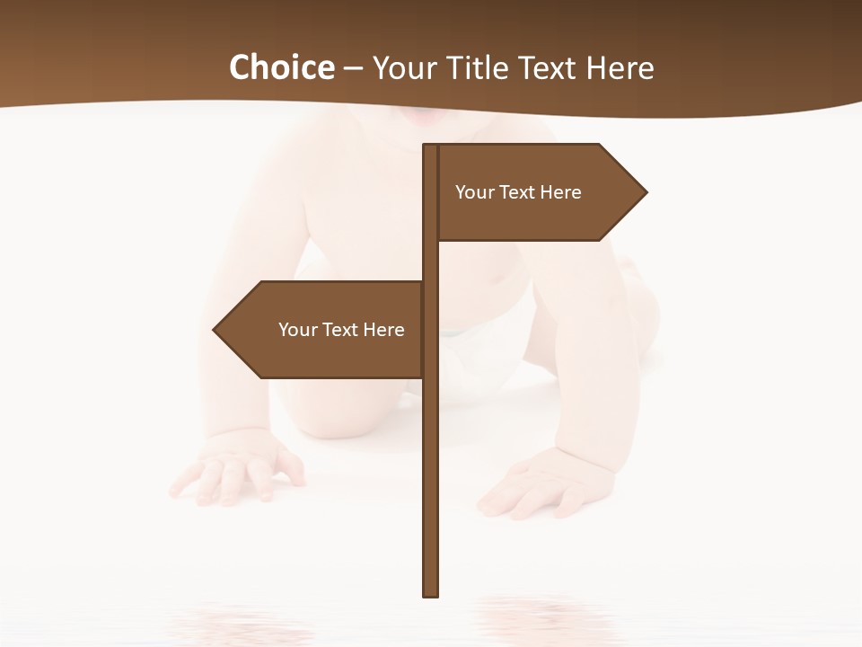 Clean Pretty Baby PowerPoint Template