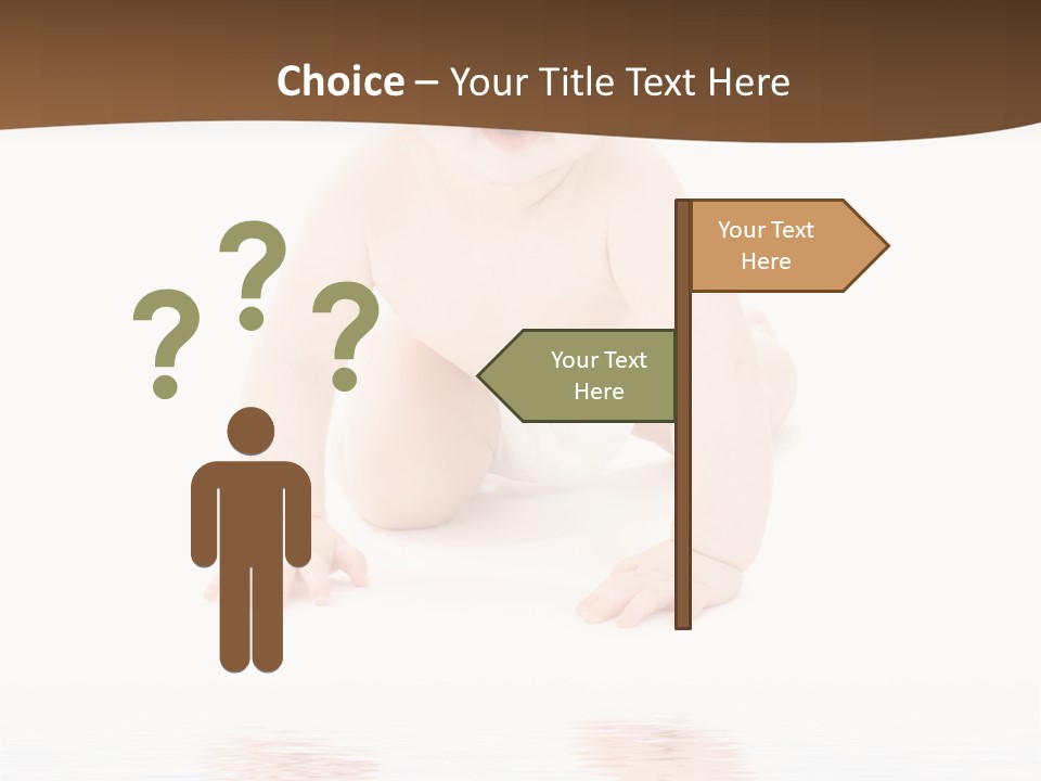 Clean Pretty Baby PowerPoint Template