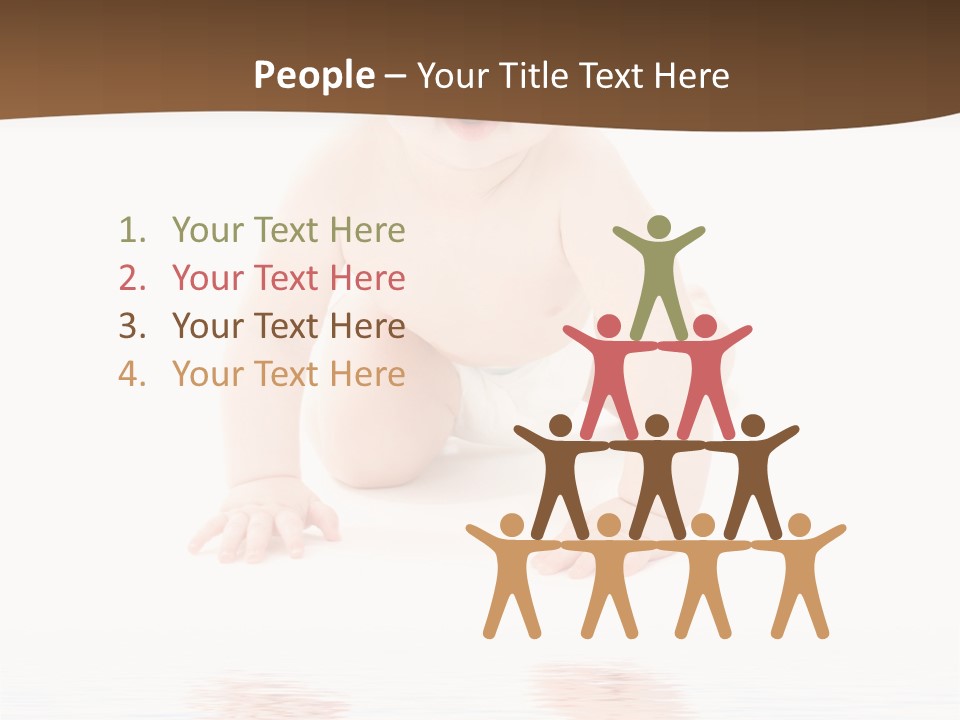 Clean Pretty Baby PowerPoint Template