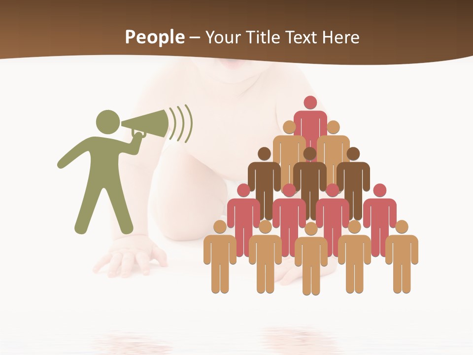 Clean Pretty Baby PowerPoint Template