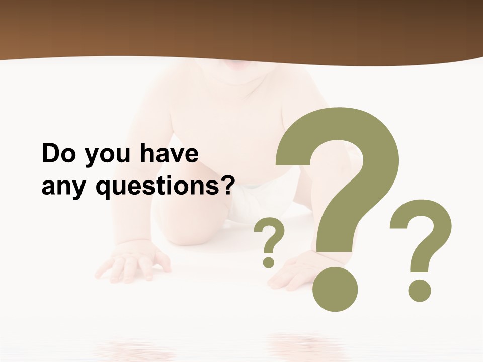 Clean Pretty Baby PowerPoint Template