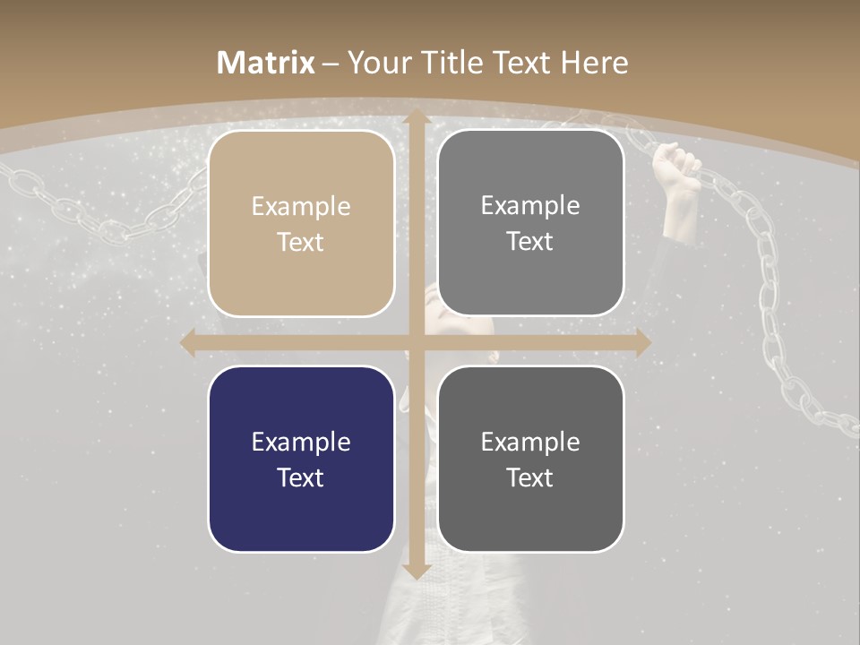 Stress Emancipation Determination PowerPoint Template