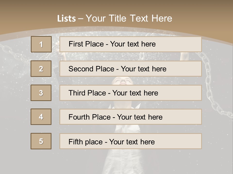 Stress Emancipation Determination PowerPoint Template