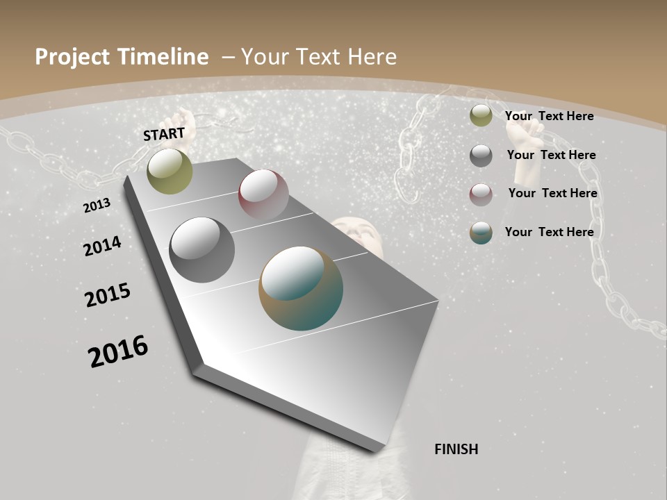 Stress Emancipation Determination PowerPoint Template