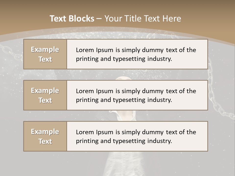Stress Emancipation Determination PowerPoint Template