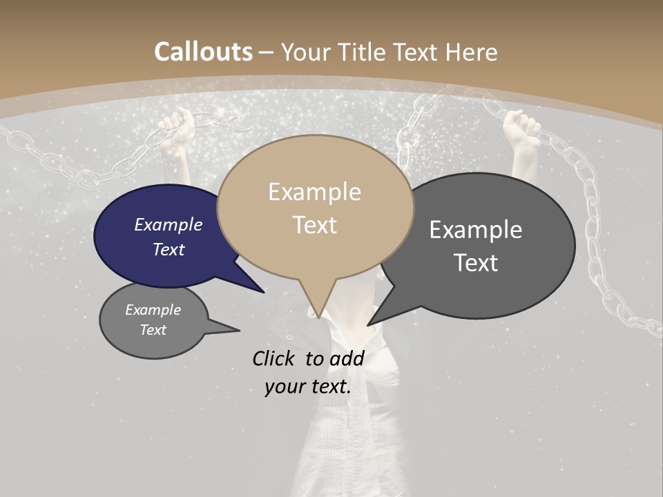 Stress Emancipation Determination PowerPoint Template