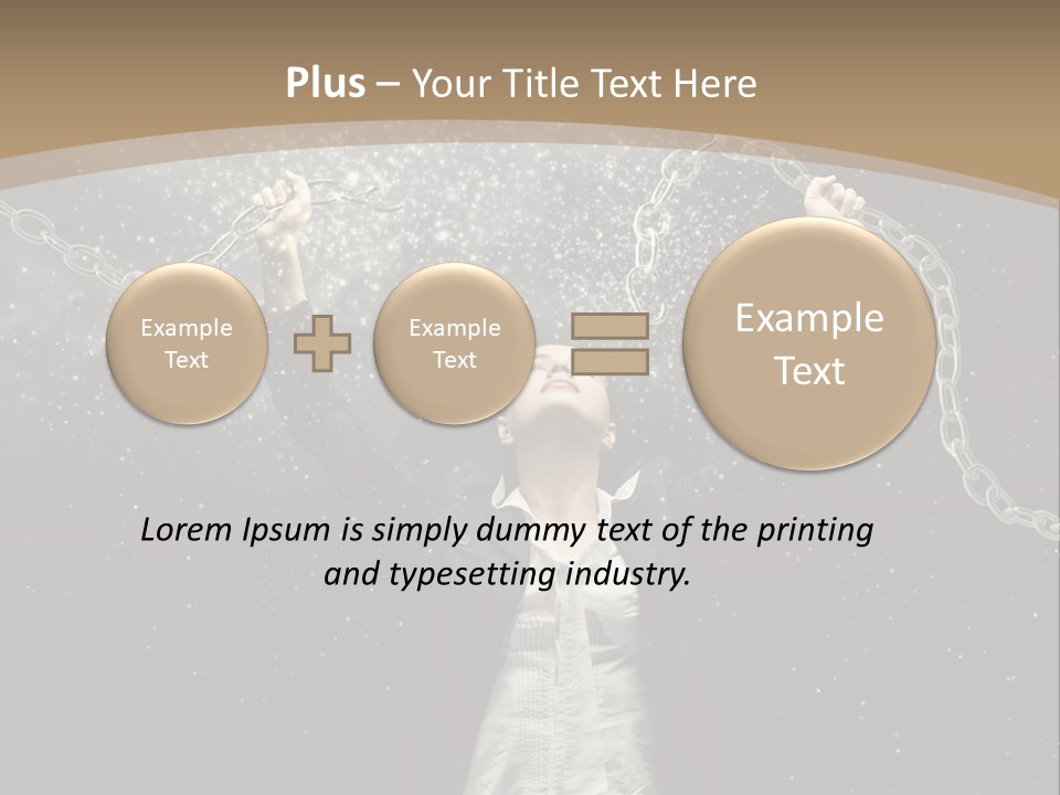 Stress Emancipation Determination PowerPoint Template