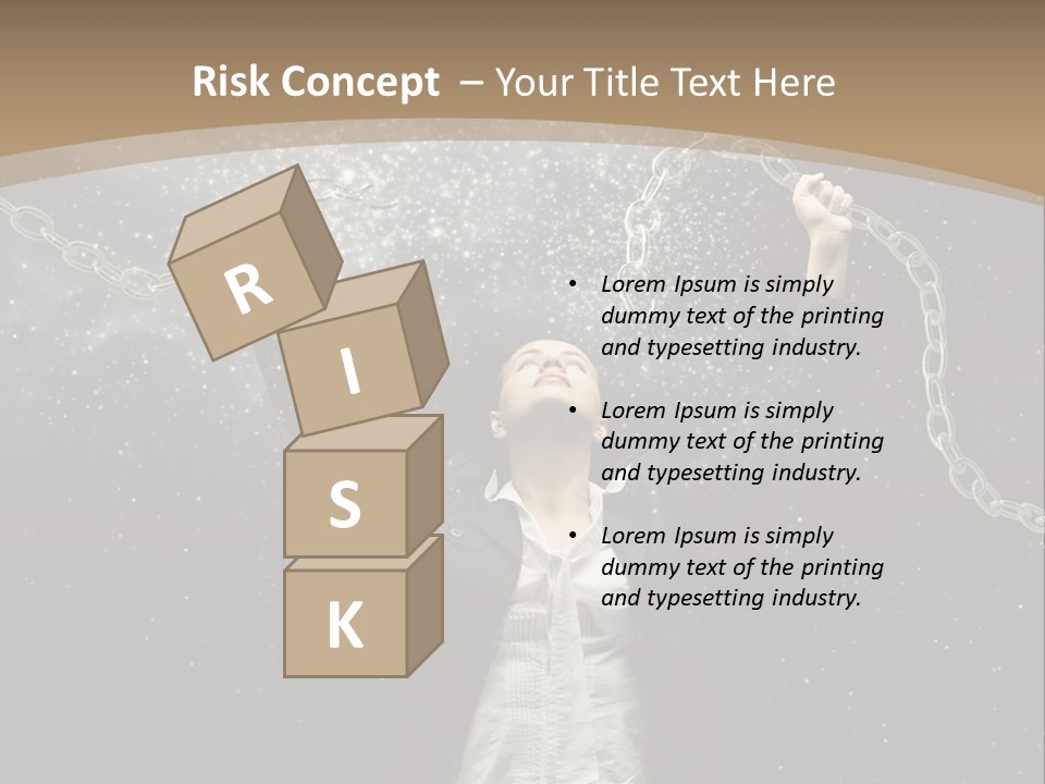 Stress Emancipation Determination PowerPoint Template