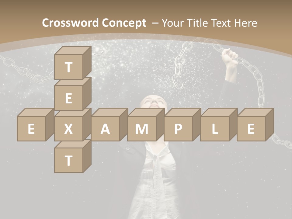 Stress Emancipation Determination PowerPoint Template