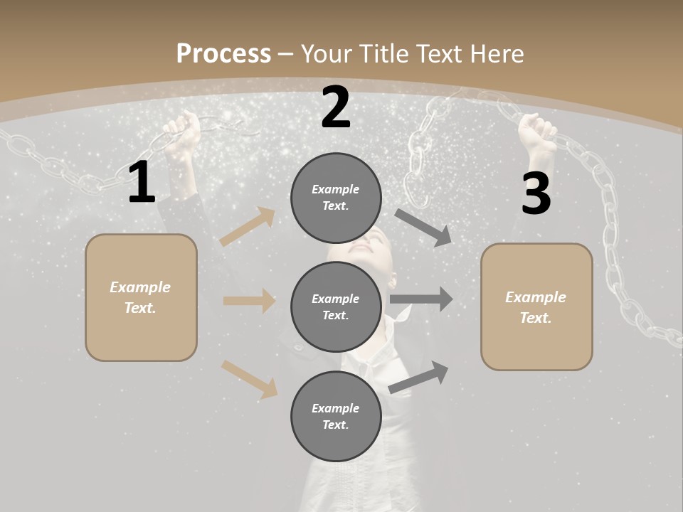 Stress Emancipation Determination PowerPoint Template