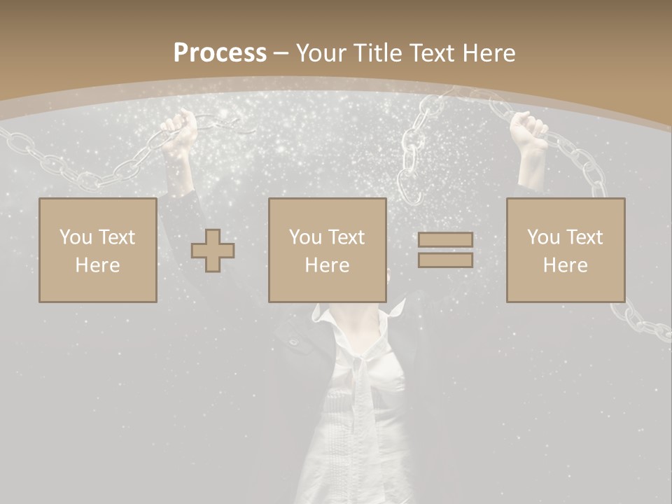 Stress Emancipation Determination PowerPoint Template