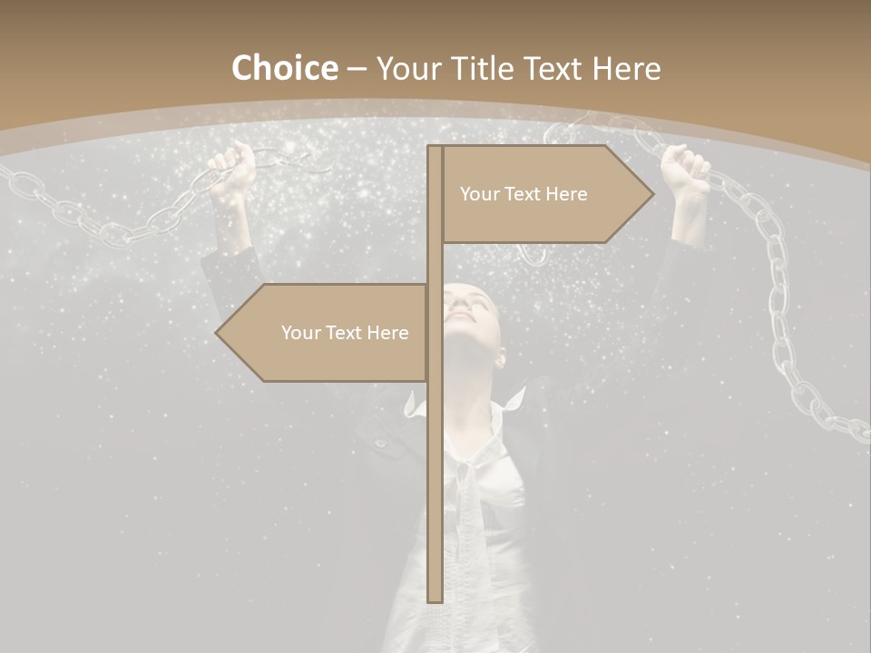 Stress Emancipation Determination PowerPoint Template