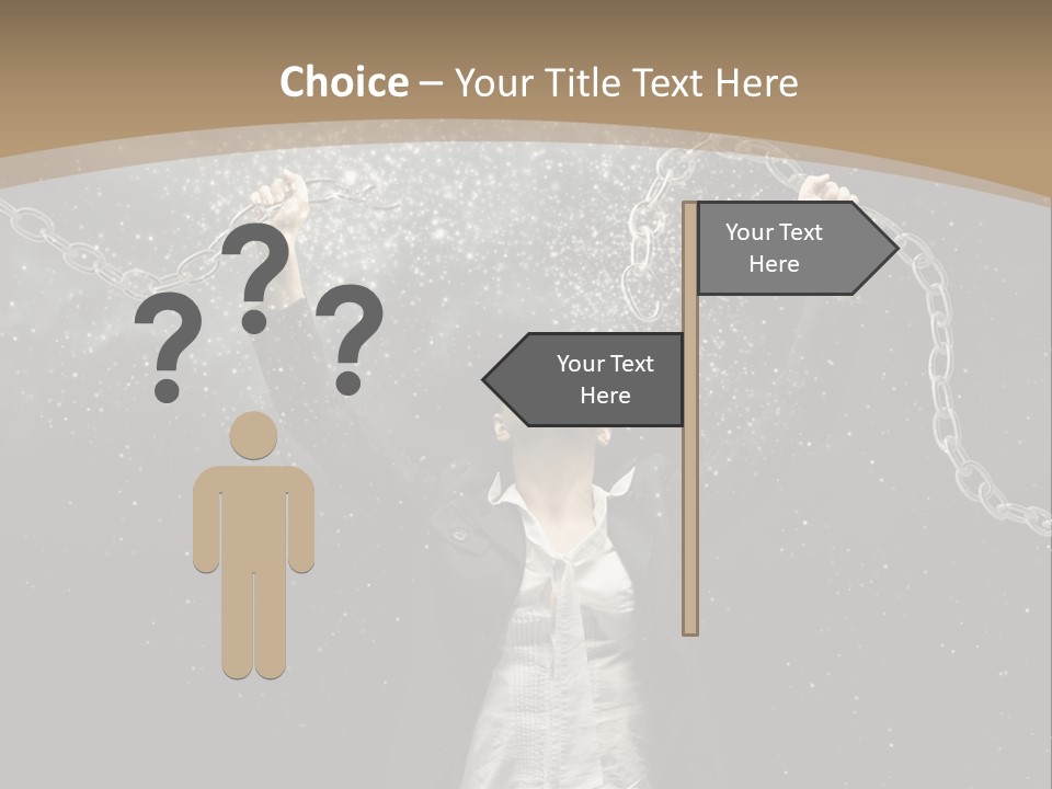 Stress Emancipation Determination PowerPoint Template