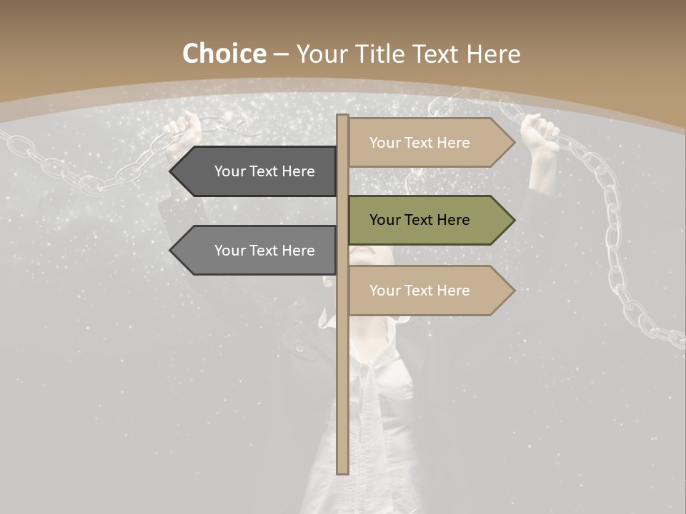 Stress Emancipation Determination PowerPoint Template