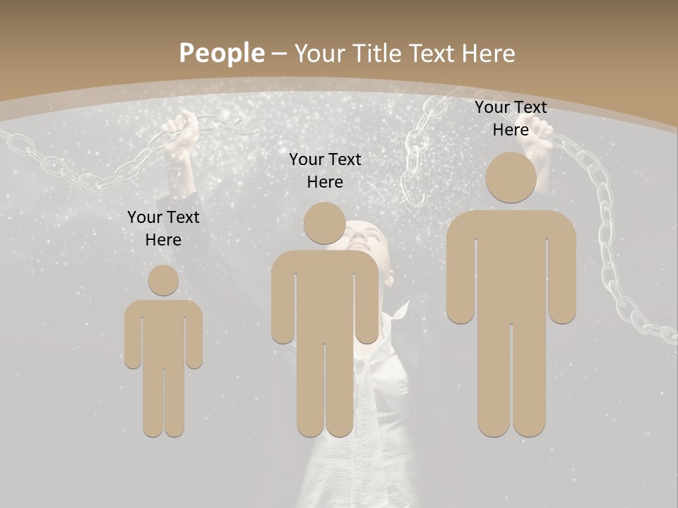 Stress Emancipation Determination PowerPoint Template