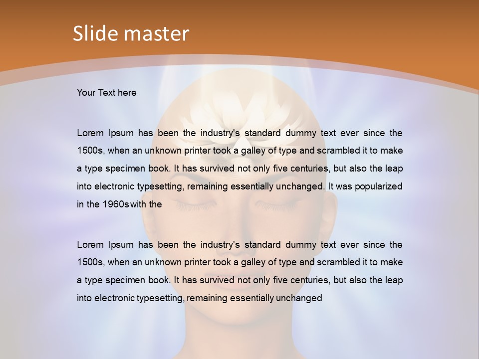 Tranquil Human Knowledge PowerPoint Template