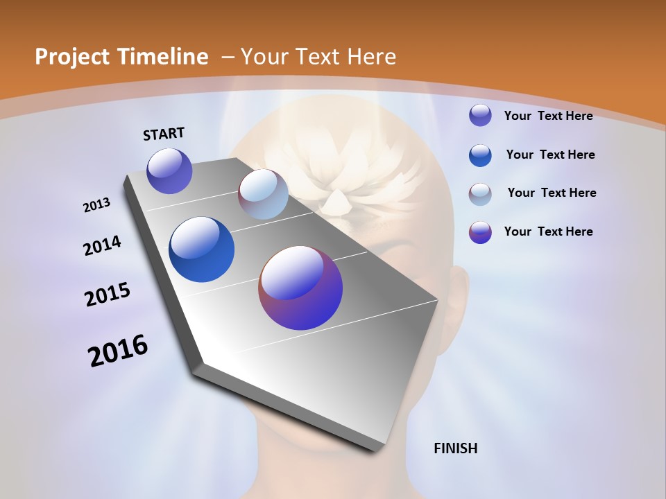 Tranquil Human Knowledge PowerPoint Template