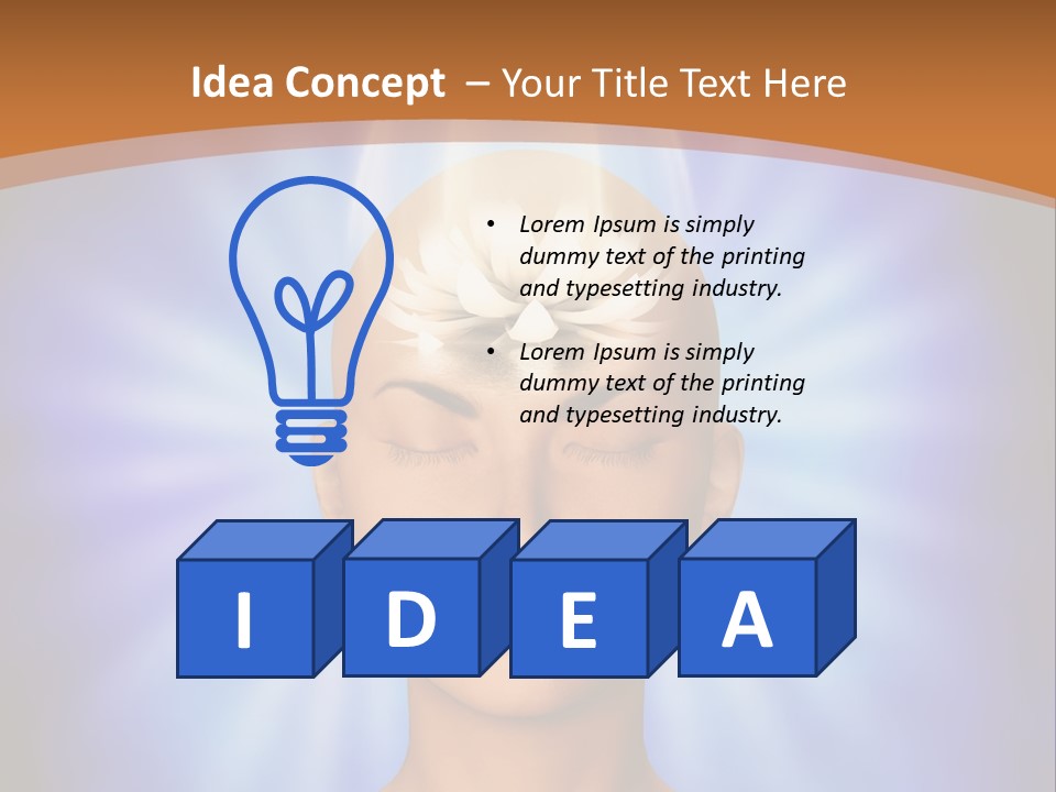 Tranquil Human Knowledge PowerPoint Template