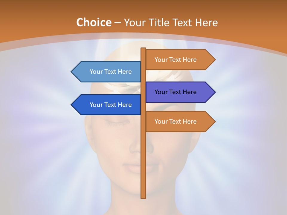 Tranquil Human Knowledge PowerPoint Template