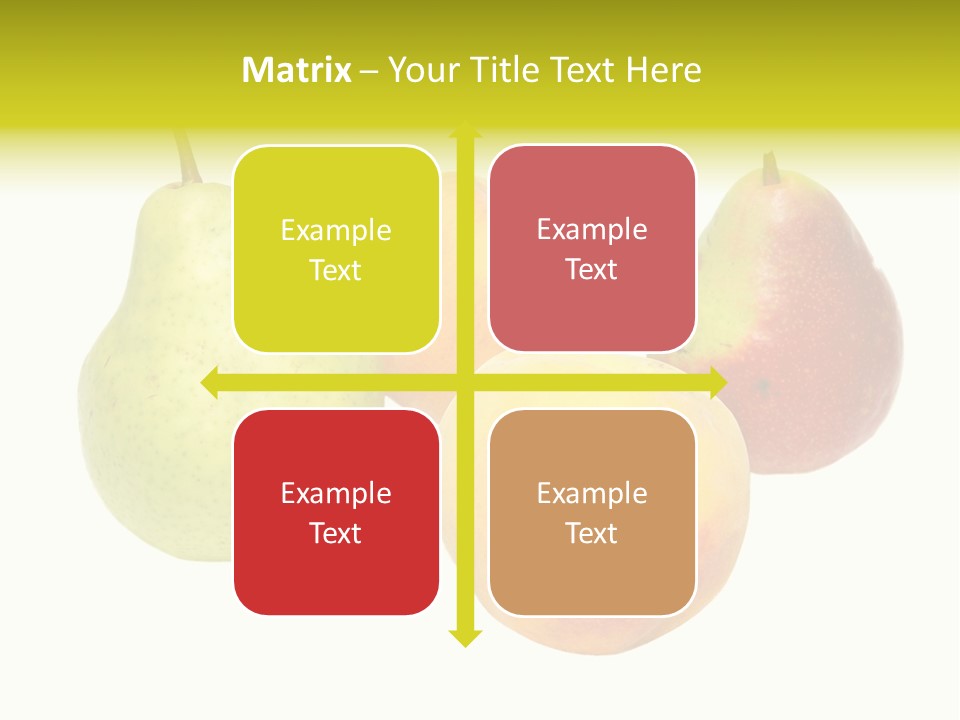 Freshness White Life PowerPoint Template