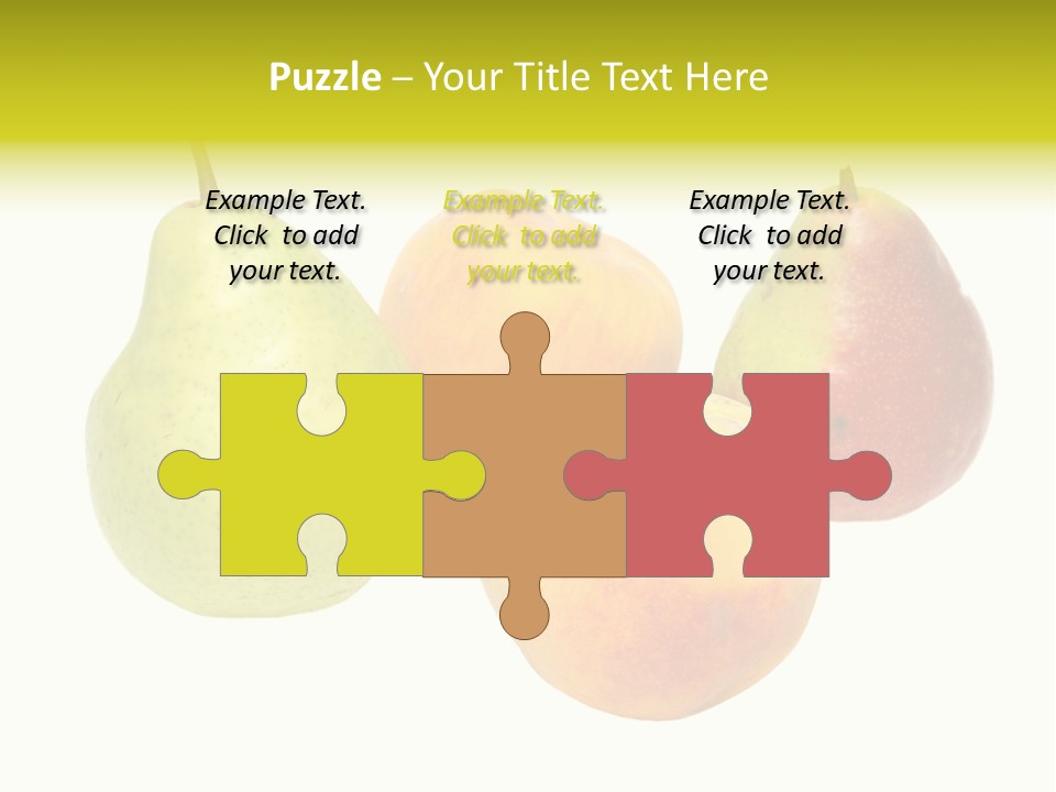 Freshness White Life PowerPoint Template