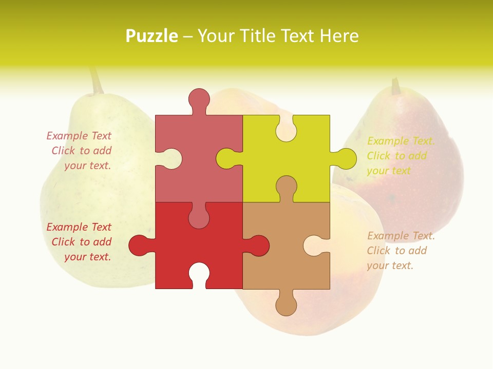 Freshness White Life PowerPoint Template