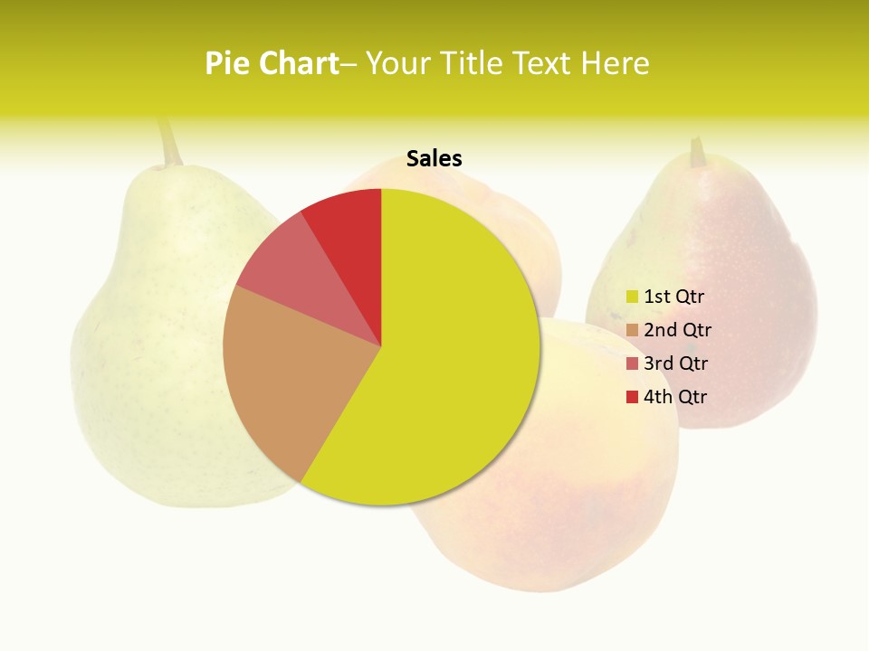 Freshness White Life PowerPoint Template