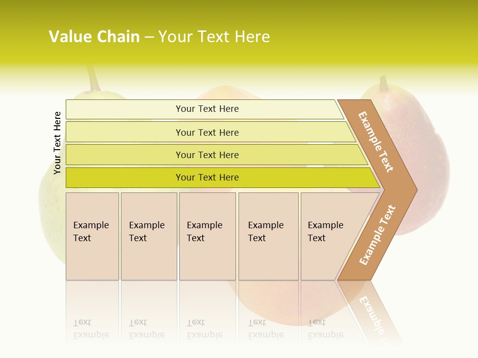 Freshness White Life PowerPoint Template