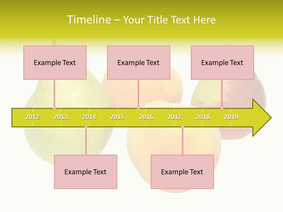Freshness White Life PowerPoint Template