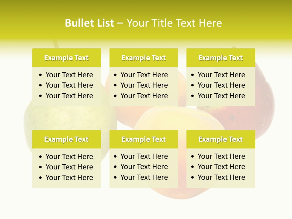 Freshness White Life PowerPoint Template