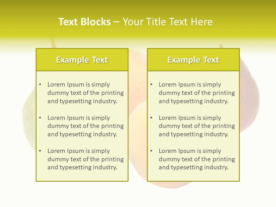 Freshness White Life PowerPoint Template