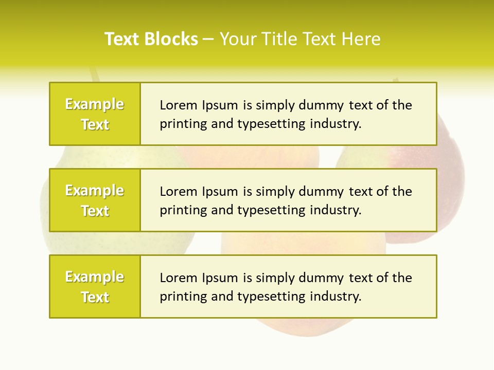 Freshness White Life PowerPoint Template