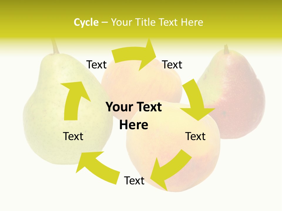 Freshness White Life PowerPoint Template