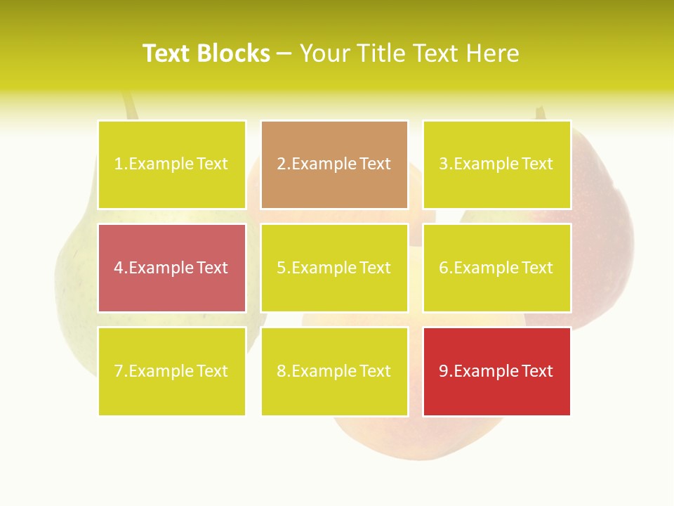 Freshness White Life PowerPoint Template