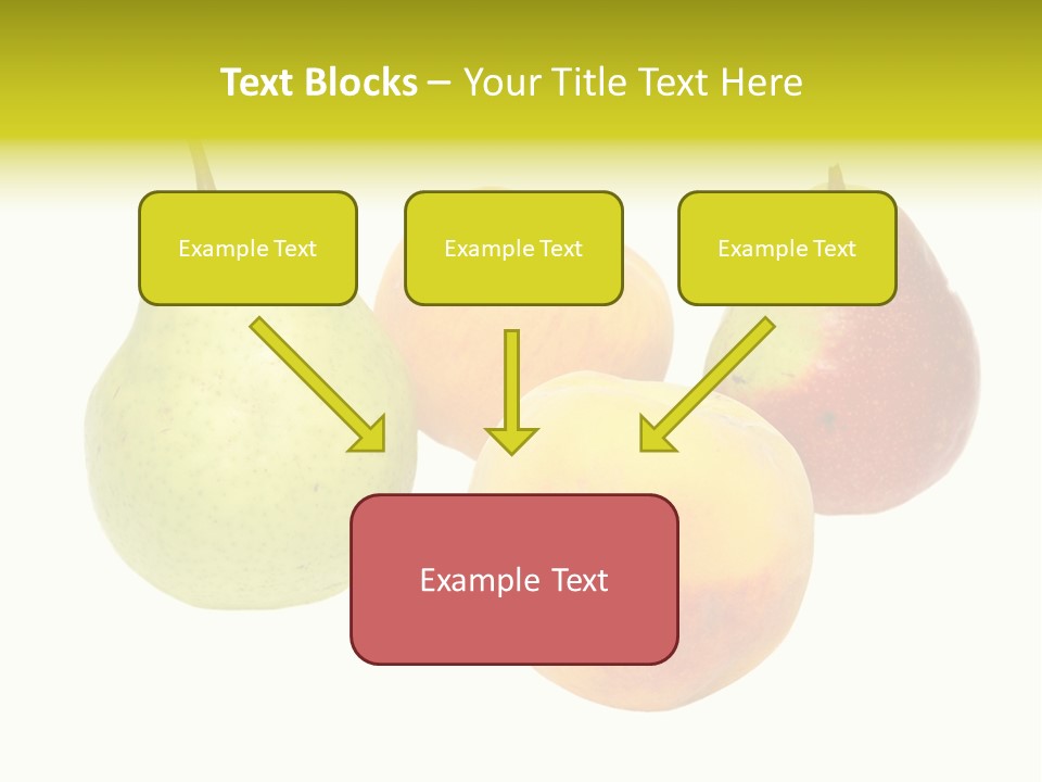 Freshness White Life PowerPoint Template