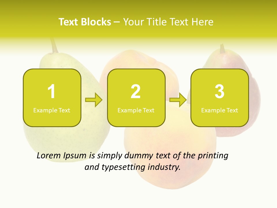 Freshness White Life PowerPoint Template