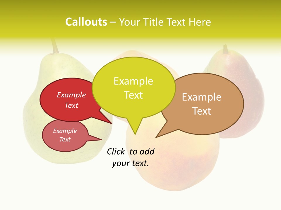 Freshness White Life PowerPoint Template