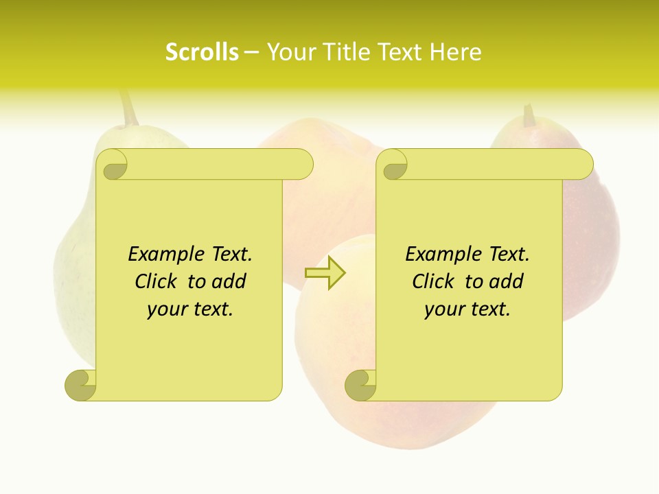 Freshness White Life PowerPoint Template