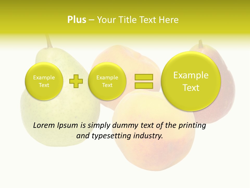 Freshness White Life PowerPoint Template