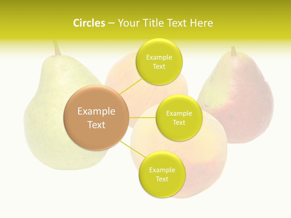 Freshness White Life PowerPoint Template