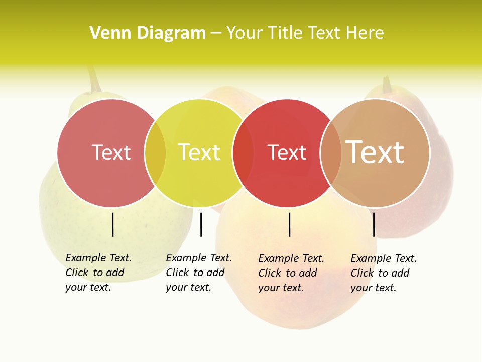 Freshness White Life PowerPoint Template