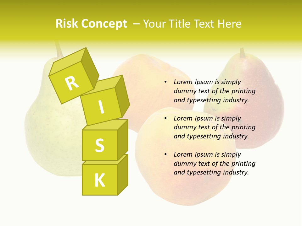 Freshness White Life PowerPoint Template