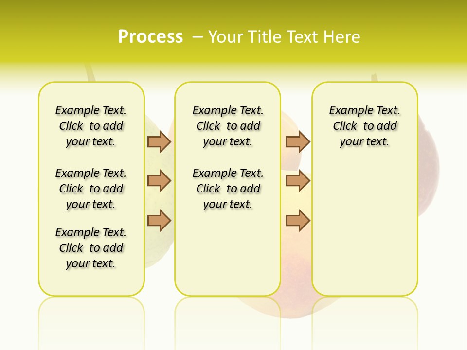 Freshness White Life PowerPoint Template
