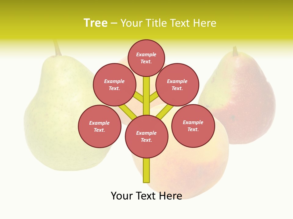 Freshness White Life PowerPoint Template