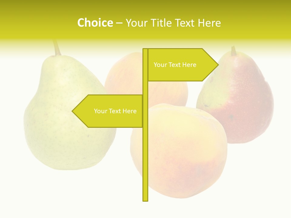 Freshness White Life PowerPoint Template