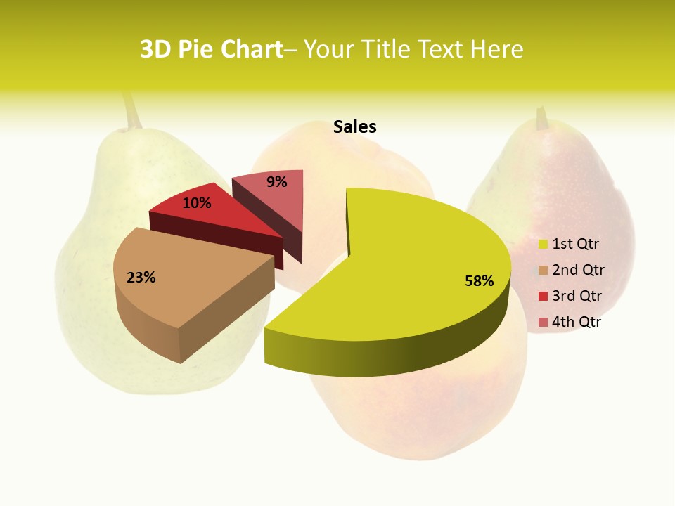 Freshness White Life PowerPoint Template