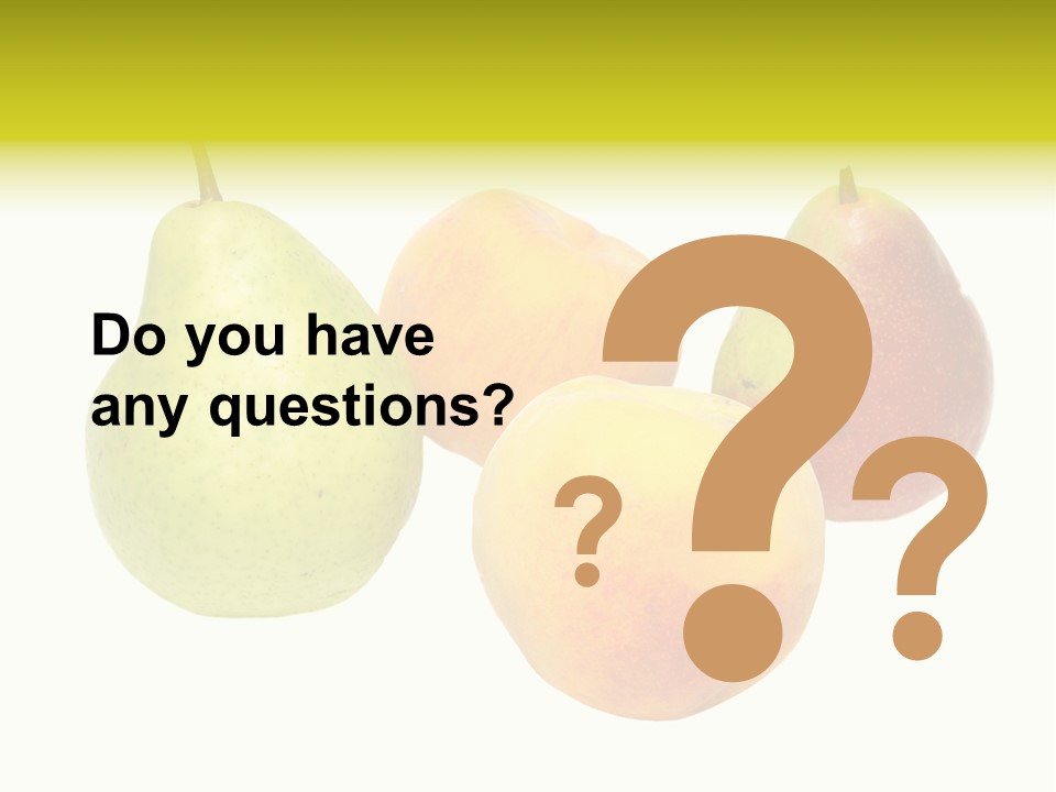 Freshness White Life PowerPoint Template