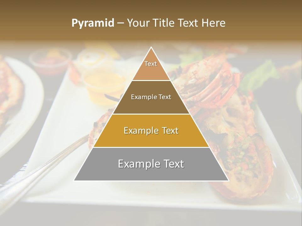 Tasty Lobster Plate PowerPoint Template