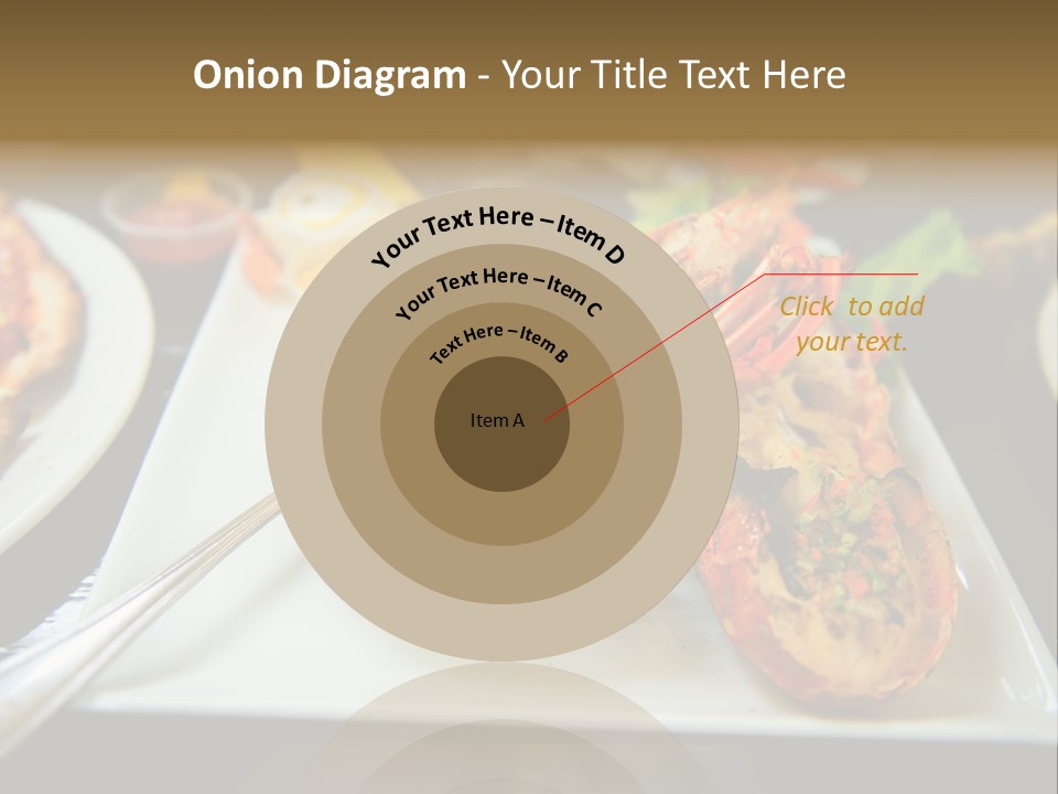 Tasty Lobster Plate PowerPoint Template